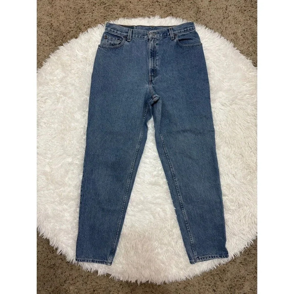 Vintage Levis 550 Jeans Womens Relaxed Fit Tapered Stonewash Y2K Sz 14 30x31 - Picture 1 of 10
